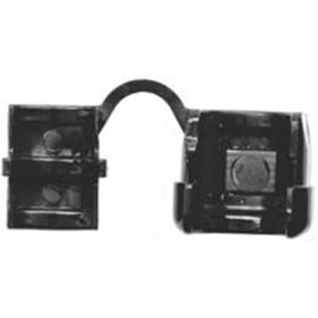 Jandorf Cable Protector, 0.81 in L, Nylon, Black 3394723